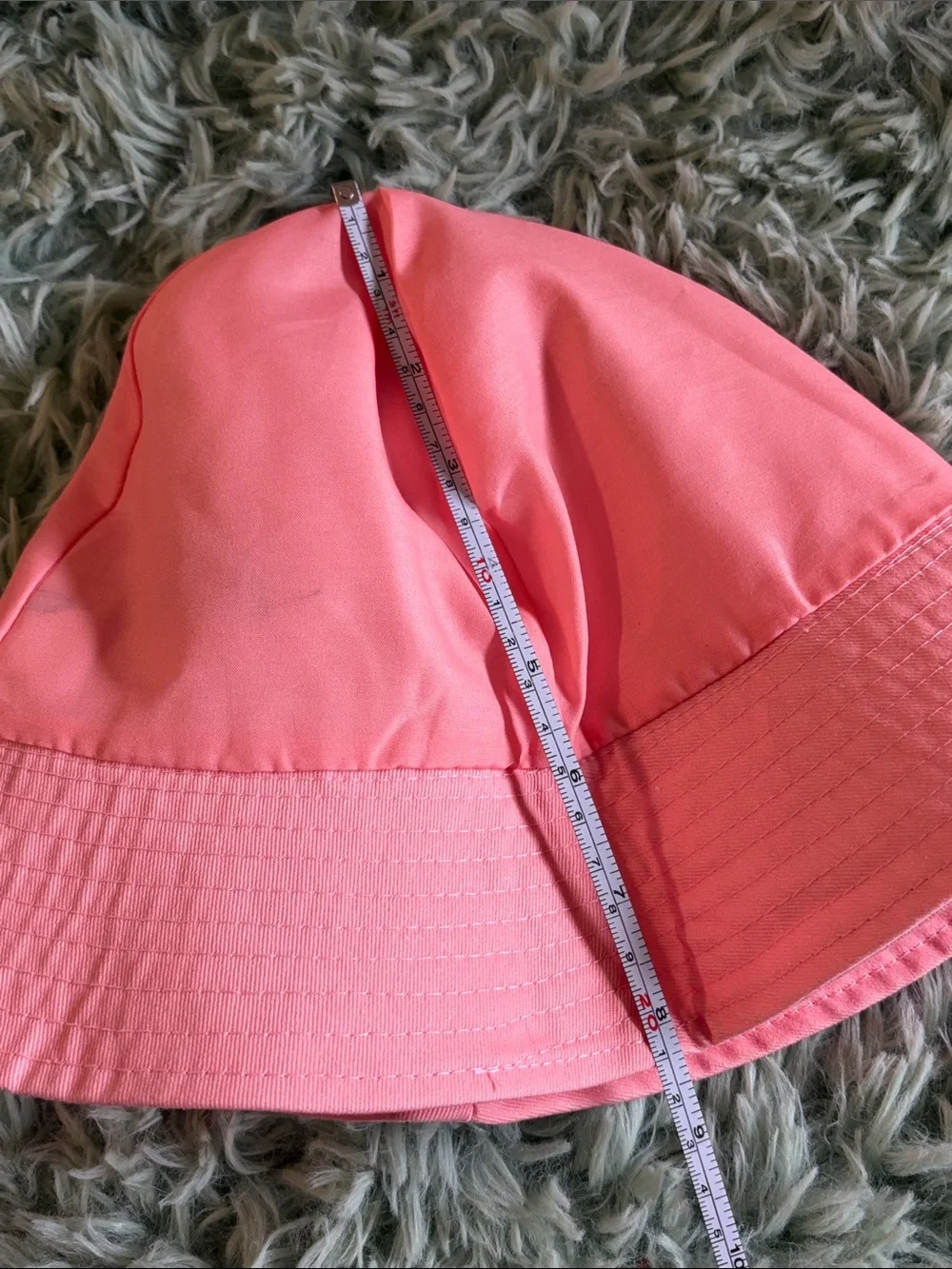 Claire's Pink Fox kids Bucket Hat with Ears cotton poly